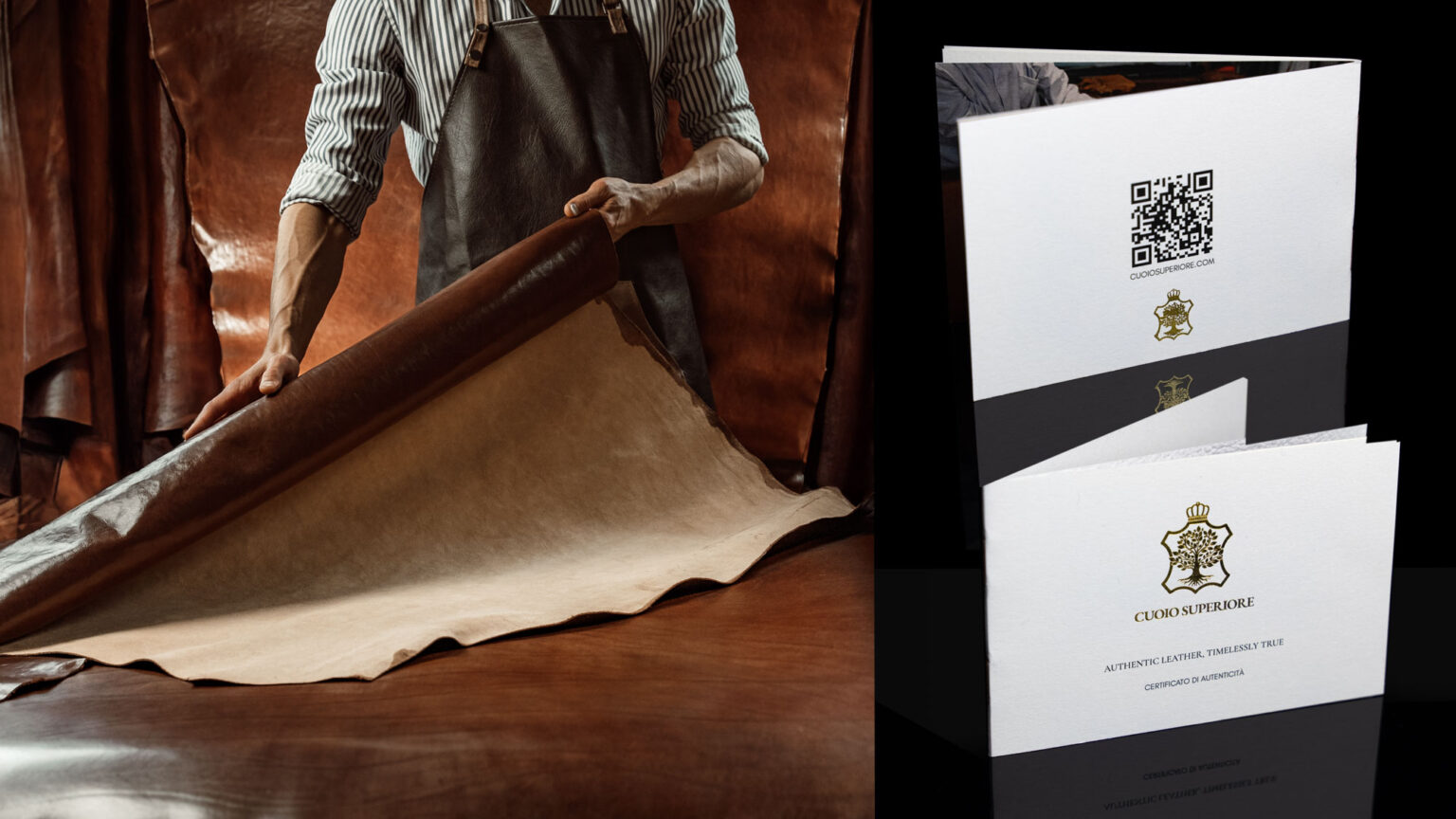 Eriline Cuoio Superiore taimpargitud täisnahk