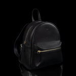 Bella Väike Nahast Seljakott Must