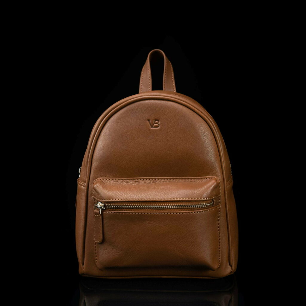 Bella Väike Nahast Seljakott pruun