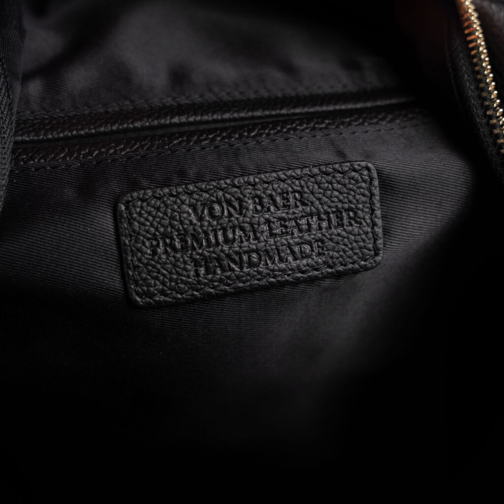 von baer tallinn bella luksuslik väike nahast seljakott must naistele käsitöö