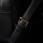 von baer tallinn bella luksuslik väike nahast seljakott must naistele reguleeritav olarihm