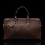 1 Weekender nahast reisikott pruun