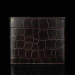 classic croco meeste rahakott pruun