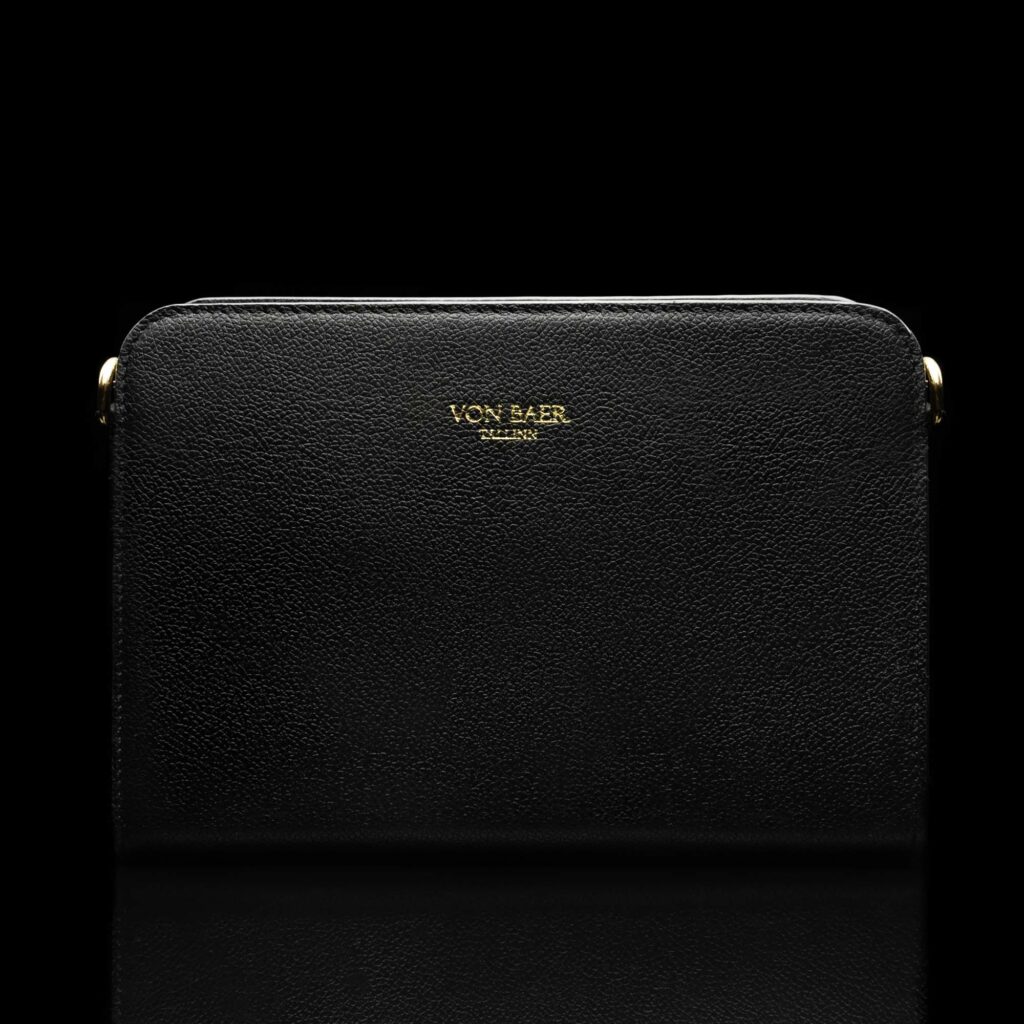 von baer model 1 nahast naiste kaekott must eestvaade