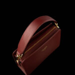 von baer model 1 nahast naiste kaekott punane pealtvaade