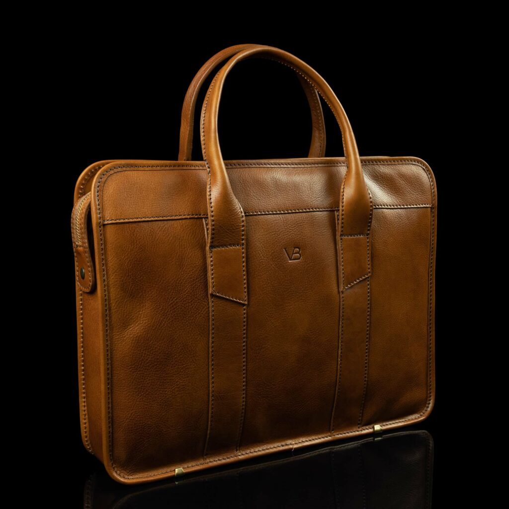 von baer exquisite nahast arvutikott helepruun