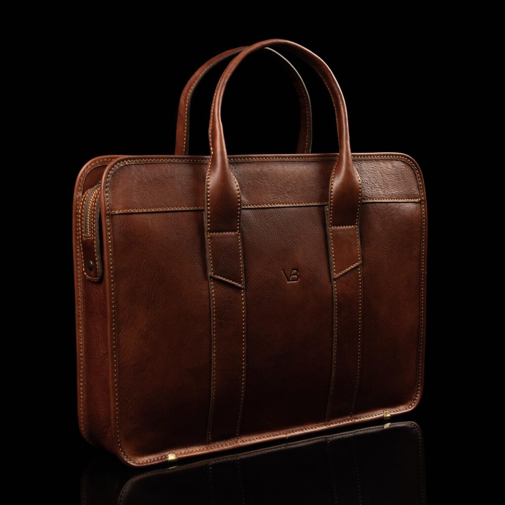 von baer exquisite nahast arvutikott pruun eestvaade