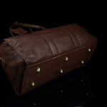 weekender nahast reisikott nappa nahk kvaliteetne eesti disain von baer tumepruun