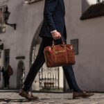 von baer city meeste pruun nahast arvutikott eesti disain mees modell