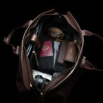 von baer weekender nahast reisikott pruun eesti disain