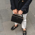 von baer model 1 naiste ilus nahast kaekott kroko print eesti disain