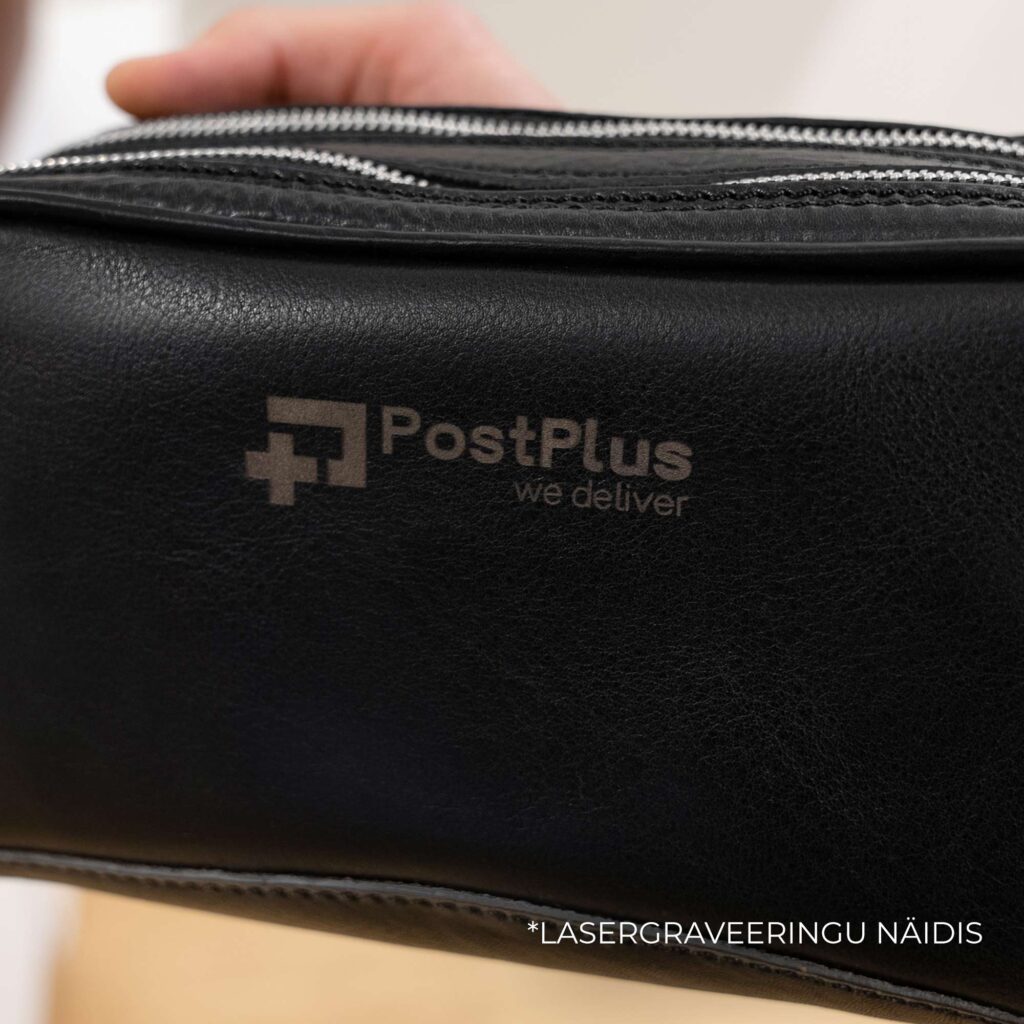 von baer superior personaliseeritav nahast naiste kosmeetikakott lasergraveeringu näidis