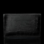 von baer luksuslik nahast pass portmonee croco must eesti disain