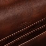 von baer no1 nahast portfell meestele pruun logo handmade