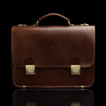 von baer nahast lapaka portfell no.2 pruun võtmega lukud portfelli sulgemiseks