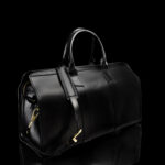 von baer weekender superiore professionaalne nahast reisikott arvutile must