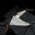 von baer grand nahast suur reisikott ülikonnalahtriga pruun ülikonnaga