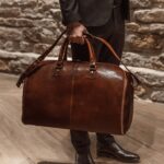 von baer grand superiore nahast reisikott töökott ülikonnalahtriga pruun õlarihmaga