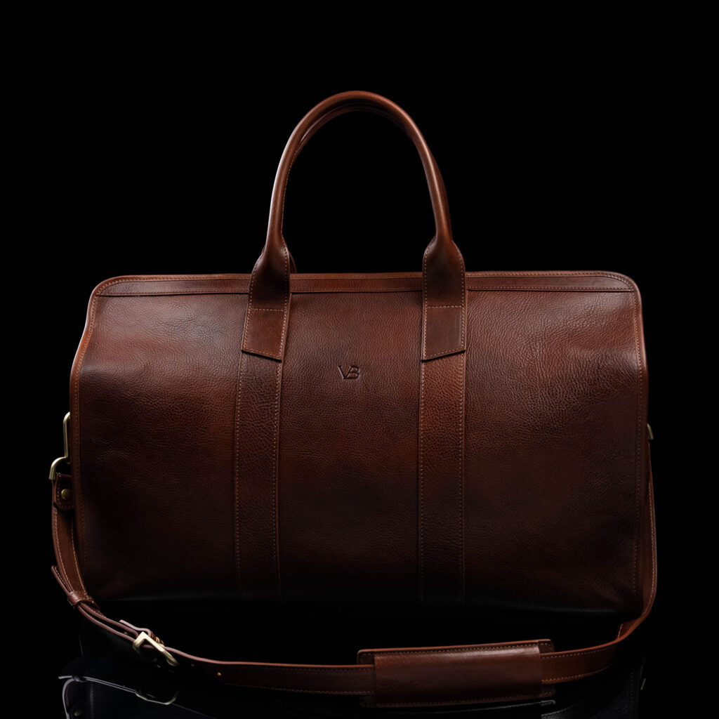 von baer weekender superiore itaalia nahast reisikott pruun õlarihmaga