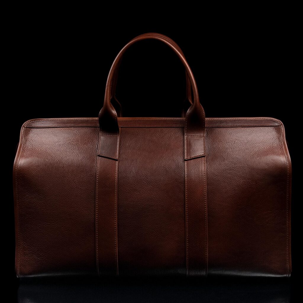 von baer weekender superiore itaalia nahast stiilne ja kvaliteetne reisikott helepruun