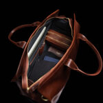 von baer weekender superiore suur ja mahukas nahast reisikott pruun